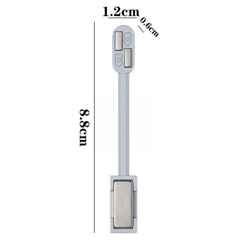 Dvostruka glava Cat Eye Nail Magnet Stick Tools Traka sa zakrivljenim linijama 3D dizajni za lakiranje Gel Nail Art Decor