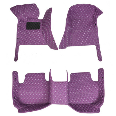 Nahast auto põrandamatid Mitsubishi Eclipse Cross 2018 2019 2020 Tapetes Para Carro Alfombrillas Coche tarvikud vaibavaip