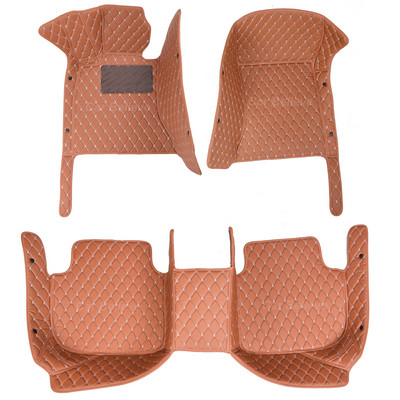 Nahast auto põrandamatid Mitsubishi Eclipse Cross 2018 2019 2020 Tapetes Para Carro Alfombrillas Coche tarvikud vaibavaip