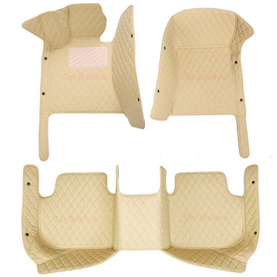 Nahast auto põrandamatid Mitsubishi Eclipse Cross 2018 2019 2020 Tapetes Para Carro Alfombrillas Coche tarvikud vaibavaip