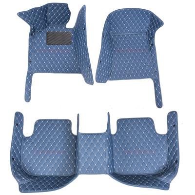 Nahast auto põrandamatid Mitsubishi Eclipse Cross 2018 2019 2020 Tapetes Para Carro Alfombrillas Coche tarvikud vaibavaip