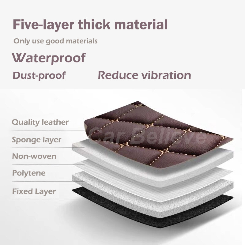 Nahast auto põrandamatid Mitsubishi Eclipse Cross 2018 2019 2020 Tapetes Para Carro Alfombrillas Coche tarvikud vaibavaip