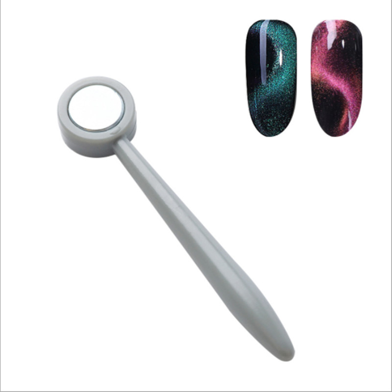 Instrumente cu magnet pentru ochi de pisică, un singur cap dublu, cu gel pentru ochi de pisică, stick cu linie curbată, bandă, modele 3D pentru decorarea unghiilor cu gel de poloneză