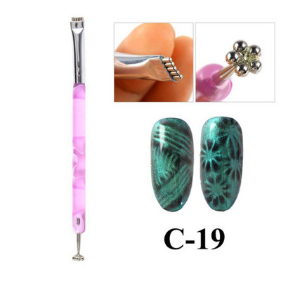 Višenamjenski alati za uljepšavanje noktiju Mačje oko Magnetna traka Jaki magnetski uzorak Višestruko modeliranje Mačje oko noktiju Uljno ljepilo