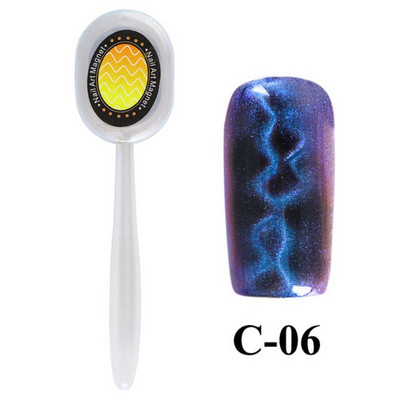 Višenamjenski alati za uljepšavanje noktiju Mačje oko Magnetna traka Jaki magnetski uzorak Višestruko modeliranje Mačje oko noktiju Uljno ljepilo