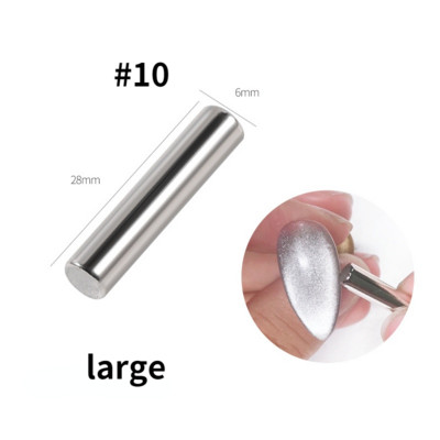 Магнитна пръчка за рисуване на нокти Cat Magnetic Effect Силна магнитна дъска Лазерни цветни гел дизайни за полиране на гел Nail Art Decor