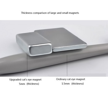 Двуглава силна магнитна химикалка Инструменти за ноктопластика Магнитна пръчка 9D Cat Magnetic за нокти Гел лак Ефект на лента