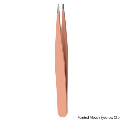 Dispozitiv de tuns sprâncene Pensete pentru îndepărtarea părului Pensetă pentru sprâncene din oțel inoxidabil Pensetă pentru sprâncene înclinată și cu vârf pentru față Machiaj inofensiv Instrument de frumusețe