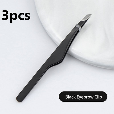 3/5 KOM Pinceta za obrve Alat za šminkanje Uvijači za obrve od nehrđajućeg čelika Trepavice Naljepnice za dvostruke kapke Kosa usta Alati za uljepšavanje