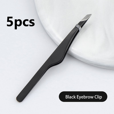 3/5 KOM Pinceta za obrve Alat za šminkanje Uvijači za obrve od nehrđajućeg čelika Trepavice Naljepnice za dvostruke kapke Kosa usta Alati za uljepšavanje