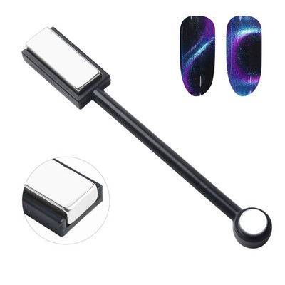 Aokitec magnet za mačje oko gel lak s dvostrukom glavom mačje oko gel magnet štap magnetski alati za uređenje noktiju