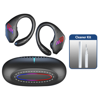 Căști Bluetooth GM5 True Wireless Căști sport TWS Căști rezistente la apă Afișaj LCD Power Display Căști de reducere a zgomotului cu microfon