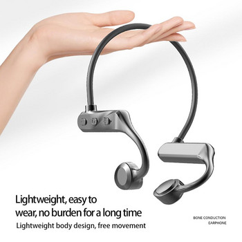 K69 Bone Conduction Bluetooth слушалка, монтирана на ухото, водоустойчива истинска безжична въздушна проводимост, безжична спортна слушалка