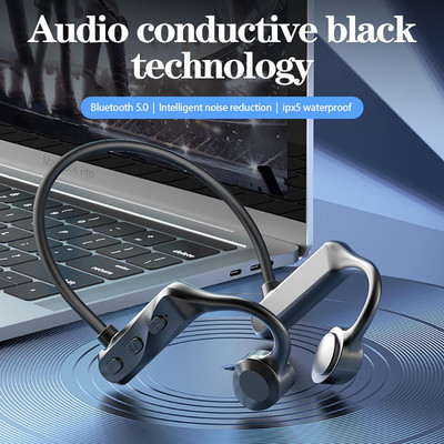 Ακουστικό Bluetooth K69 Bone Conduction Αδιάβροχο Αδιάβροχο True Wireless Air Conduction Ασύρματο αθλητικό ακουστικό