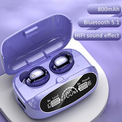 M32 vezeték nélküli Bluetooth fejhallgató kétfülű digitális kijelző nagy érintéssel zajcsökkentés, alacsony késleltetésű TWS Bluetooth fejhallgató
