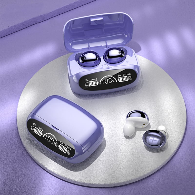 M32 vezeték nélküli Bluetooth fejhallgató kétfülű digitális kijelző nagy érintéssel zajcsökkentés, alacsony késleltetésű TWS Bluetooth fejhallgató