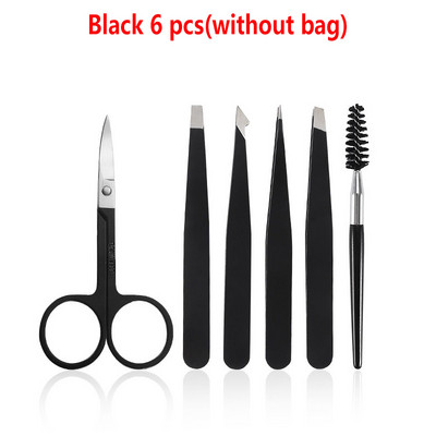 4 stila Vrh Ravna pinceta za obrve sa škarama za šminkanje Profesionalne pincete za nadogradnju trepavica Štipaljke za obrve Kozmetički alati