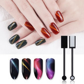Nail Art Cat Eyes Magnet Strong Effect Stick Board Εργαλείο πολλαπλών χρήσεων Nail Gel Polish Curved 3D Line Strip Effect Magnetic Pen