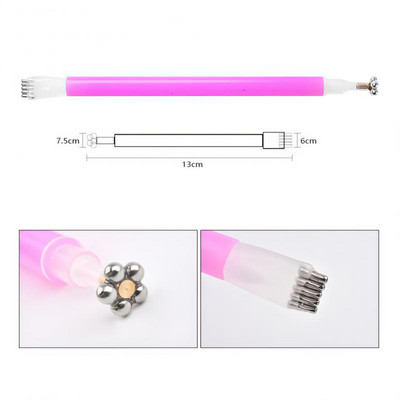 Nail Art Cat Eyes Magnet Strong Effect Stick Board Εργαλείο πολλαπλών χρήσεων Nail Gel Polish Curved 3D Line Strip Effect Magnetic Pen