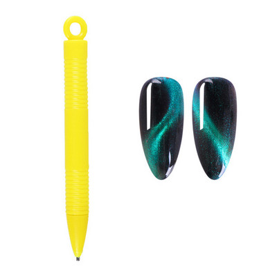 Nail Art Cat Eyes Magnet Strong Effect Stick Board Εργαλείο πολλαπλών χρήσεων Nail Gel Polish Curved 3D Line Strip Effect Magnetic Pen