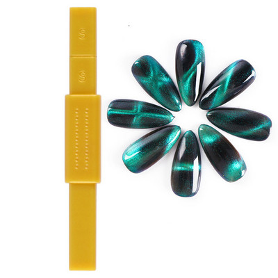 Nail Art Cat Eyes Magnet Strong Effect Stick Board Εργαλείο πολλαπλών χρήσεων Nail Gel Polish Curved 3D Line Strip Effect Magnetic Pen