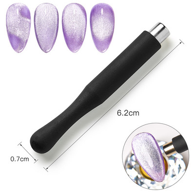 Nagų dailės magnetinė lazdelė, skirta MagneticGel Super Magnetic Strong Magnet Slice Board Magic Cat Eye Nail Art Effect Nagų įrankiai