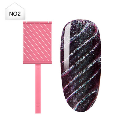 Nagų dailės magnetinė lazdelė, skirta MagneticGel Super Magnetic Strong Magnet Slice Board Magic Cat Eye Nail Art Effect Nagų įrankiai