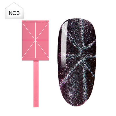 Nagų dailės magnetinė lazdelė, skirta MagneticGel Super Magnetic Strong Magnet Slice Board Magic Cat Eye Nail Art Effect Nagų įrankiai