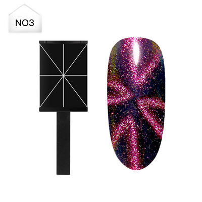 Nagų dailės magnetinė lazdelė, skirta MagneticGel Super Magnetic Strong Magnet Slice Board Magic Cat Eye Nail Art Effect Nagų įrankiai
