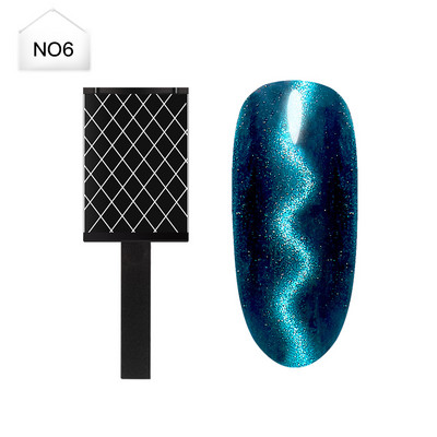 Nagų dailės magnetinė lazdelė, skirta MagneticGel Super Magnetic Strong Magnet Slice Board Magic Cat Eye Nail Art Effect Nagų įrankiai