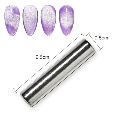 Nagų dailės magnetinė lazdelė, skirta MagneticGel Super Magnetic Strong Magnet Slice Board Magic Cat Eye Nail Art Effect Nagų įrankiai