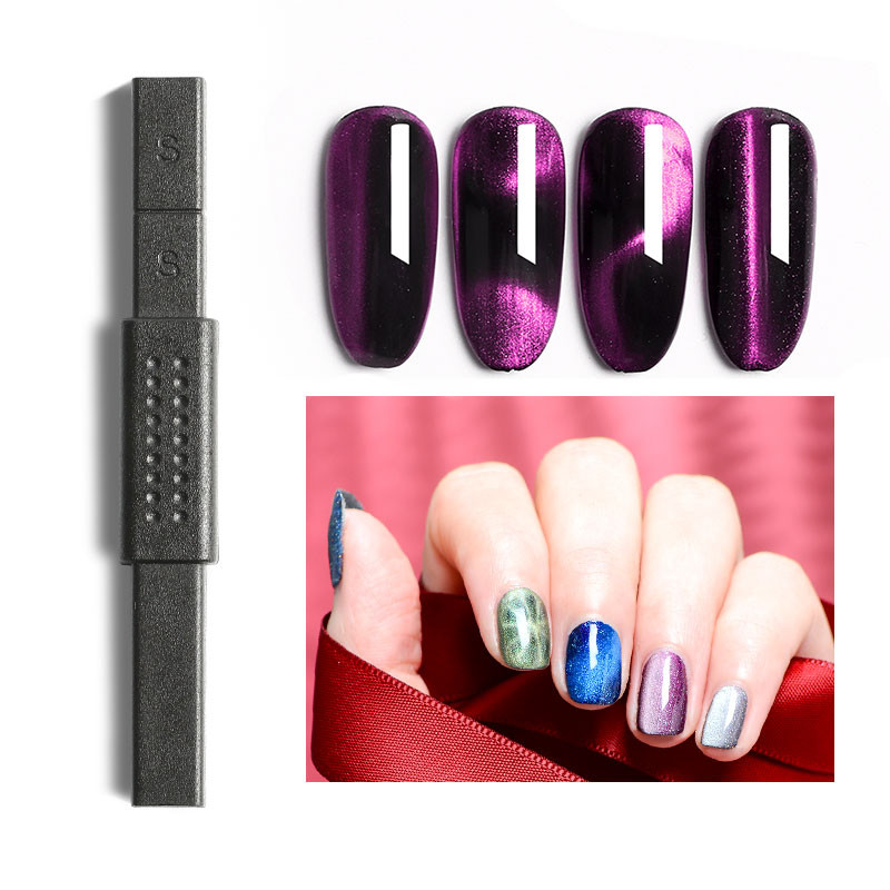 Nagų dailės magnetinė lazdelė, skirta MagneticGel Super Magnetic Strong Magnet Slice Board Magic Cat Eye Nail Art Effect Nagų įrankiai