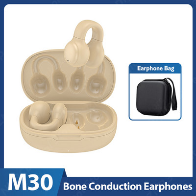 NAUJAS Bone Conduction Bluetooth 5.3 ausinės ausinės belaidės ausinės Sportinės vandeniui atsparios ausinės su mikrofono triukšmo mažinimo ausinėmis