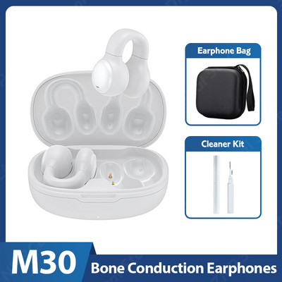 NAUJAS Bone Conduction Bluetooth 5.3 ausinės ausinės belaidės ausinės Sportinės vandeniui atsparios ausinės su mikrofono triukšmo mažinimo ausinėmis