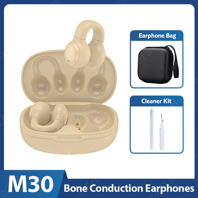 NAUJAS Bone Conduction Bluetooth 5.3 ausinės ausinės belaidės ausinės Sportinės vandeniui atsparios ausinės su mikrofono triukšmo mažinimo ausinėmis