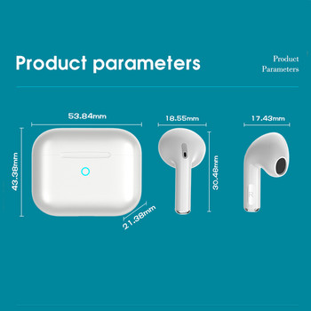 Νέο ασύρματο ακουστικό Bluetooth 5.3 Earbuds Αδιάβροχο ακουστικό Mini ακουστικό TWS Stereo ακουστικά για τηλέφωνο xiaomi iphone