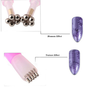3 цвята магнитна писалка за нокти за лепило Магнитна писалка за гел лак Двустранна силна магия 3D фантомен ефект Направи си сам инструменти за ноктопластика