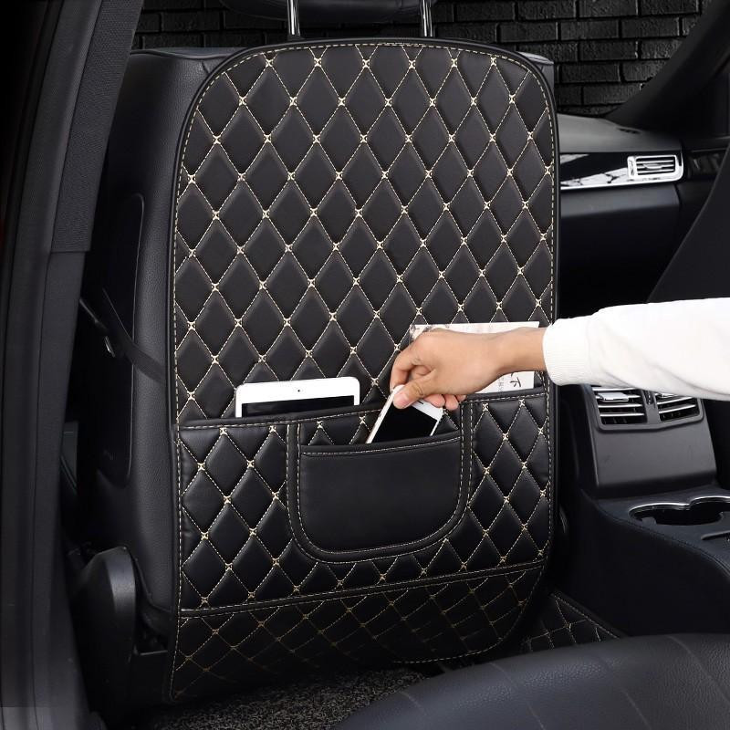 Protector de spate pentru scaun auto din piele PU de înaltă calitate pentru copii Husă universală pentru scaun auto pentru copii Covoraș anti-kick rezistent la uzură Nou