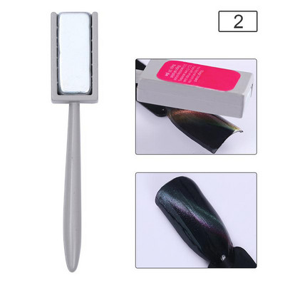 LILYCUTE Magnet Stick s dvostrukom glavom 9D Cat Magnetic for Nail Gel Polish Line Strip Effect Jaka magnetska olovka Alati