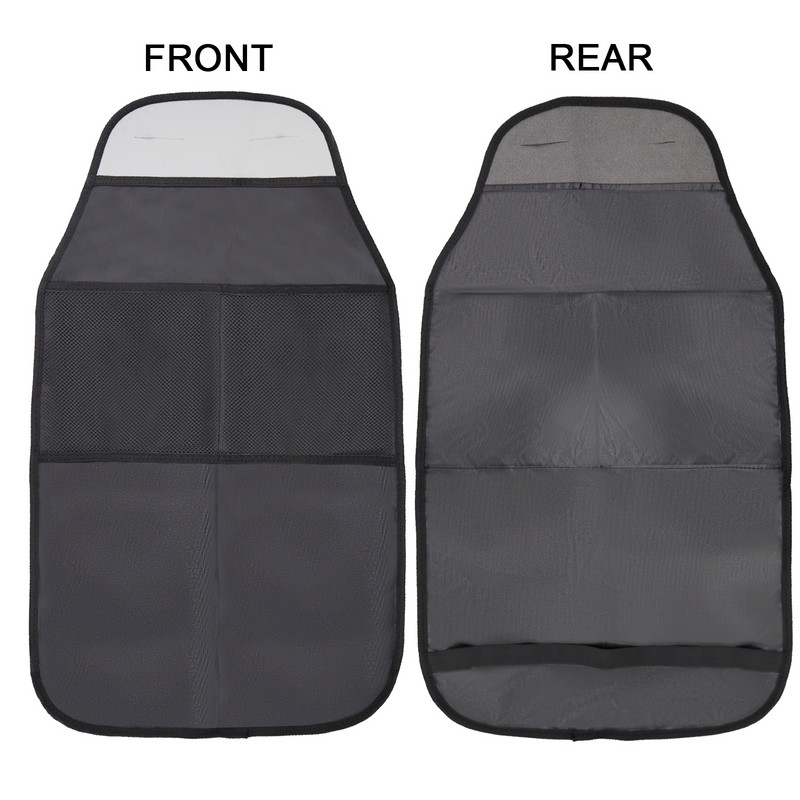 1/2Pc Baby Kids Car Safety Seat Protector Mat Kick Mats Μαξιλάρι πλάτης καθίσματος Προστατευτικό κάλυμμα τσάντα αποθήκευσης Τσάντα τσέπης Organizer