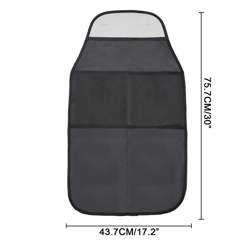 1/2Pc Baby Kids Car Safety Seat Protector Mat Kick Mats Μαξιλάρι πλάτης καθίσματος Προστατευτικό κάλυμμα τσάντα αποθήκευσης Τσάντα τσέπης Organizer