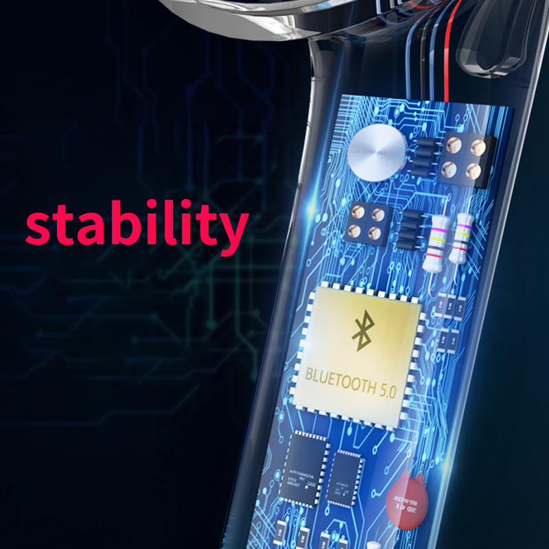 Bluetooth 5.0 mini True Wireless Earbuds with Charging Box Αδιάβροχο ακουστικό Έλεγχος έντασης ήχου Mini TWS Headphone for Sports