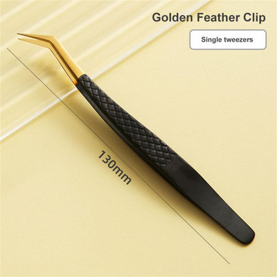 Šiljasta pinceta, štipaljka, pinceta za volumen trepavica, profesionalni alat za cijepljenje obrva od nehrđajućeg čelika, pojedinačne zakrivljene trake