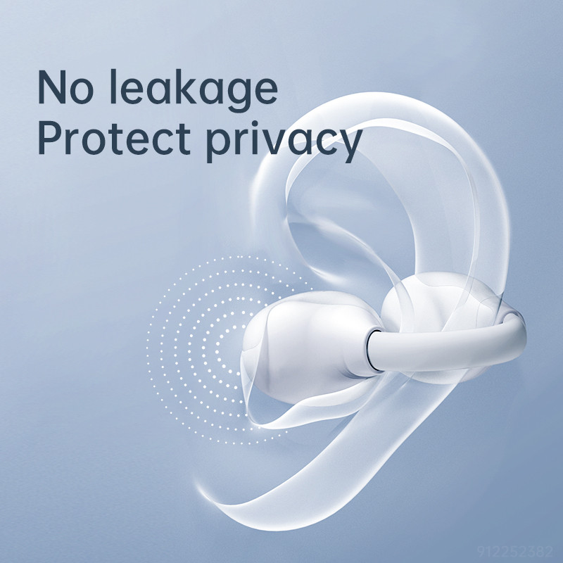 Αθλητικά Ασύρματα Ακουστικά HIFI Surround Subwoofer Bluetooth 5.3 TWS Ακουστικά Ear-Clip Comfortable to Wear Bone Conduction Concept