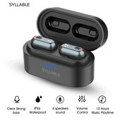 SYLLABLE S101 TWS slušalica 10 sati True Wireless Stereo Earbud QCC3020 čip za SYLLABLE S101 Duboki bas Bluetooth kompatibilan