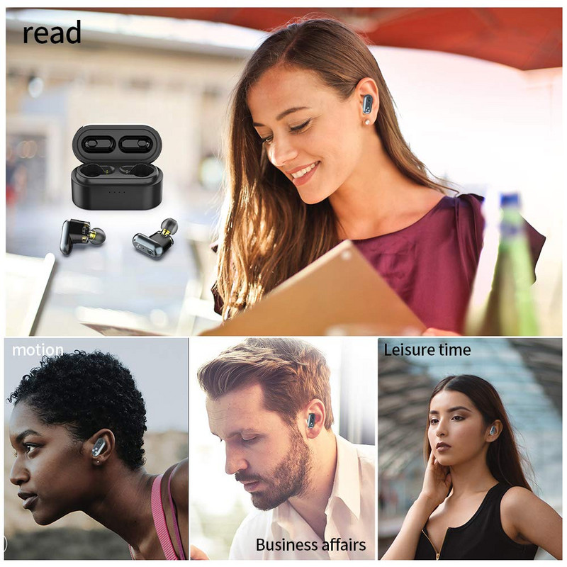 Căști SYLLABLE S101 TWS 10 ore True Wireless Stereo Earbud Cip QCC3020 pentru SYLLABLE S101 Deep bass Compatibil cu Bluetooth