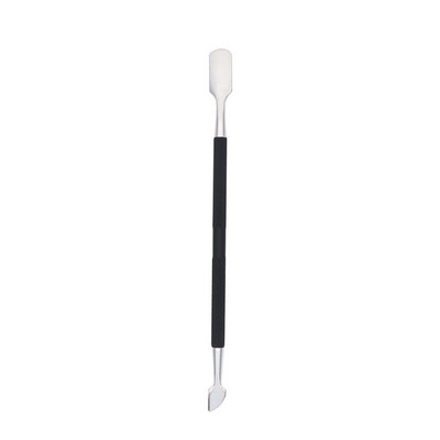 Împingător pentru cuticulă pentru unghii cu două fețe Dispozitiv pentru îndepărtarea cuticulelor din oțel inoxidabil Pilă pentru unghii Piele moartă Pedichiură Instrument de curățare pentru îngrijirea manichiurii