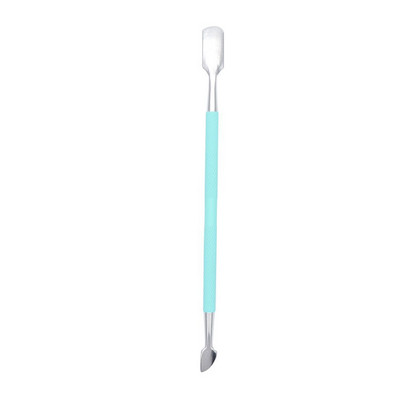 Împingător pentru cuticulă pentru unghii cu două fețe Dispozitiv pentru îndepărtarea cuticulelor din oțel inoxidabil Pilă pentru unghii Piele moartă Pedichiură Instrument de curățare pentru îngrijirea manichiurii