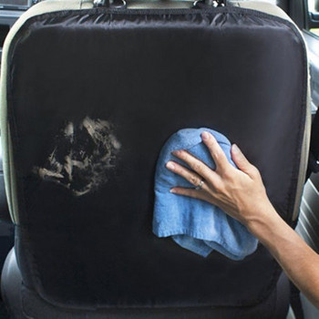Προστατευτικό κάλυμμα πλάτης καθίσματος αυτοκινήτου για παιδιά Παιδικό μωρό κατά της λάσπης Καθαρές αυτοκόλλητες ετικέτες κάλυμμα καθίσματος αυτοκινήτου Μαξιλάρι Kick Mat Pad Αξεσουάρ