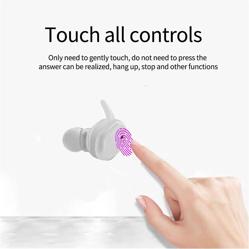 Ακουστικά Y30 Bluetooth Tws4 Αθλητικά Ακουστικά Y30 Ψηφιακή οθόνη Μίνι ασύρματα ακουστικά Bluetooth 5.0 Ακουστικά αφής